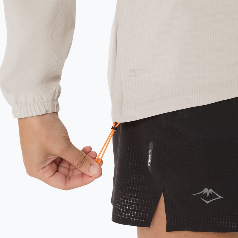 Dámska bežecká bunda ASICS Fujitrail Elite Waterproof cream 10