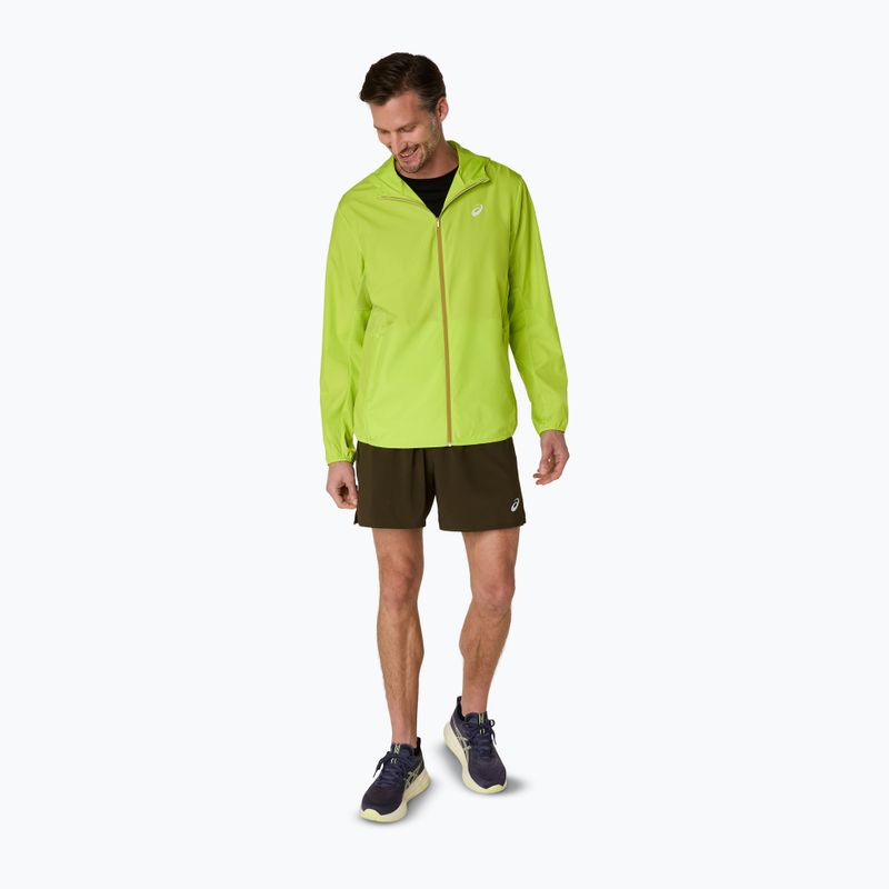 Pánska bežecká bunda ASICS Core neon lime 2