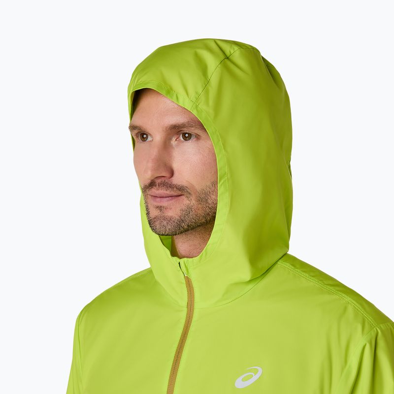 Pánska bežecká bunda ASICS Core neon lime 5