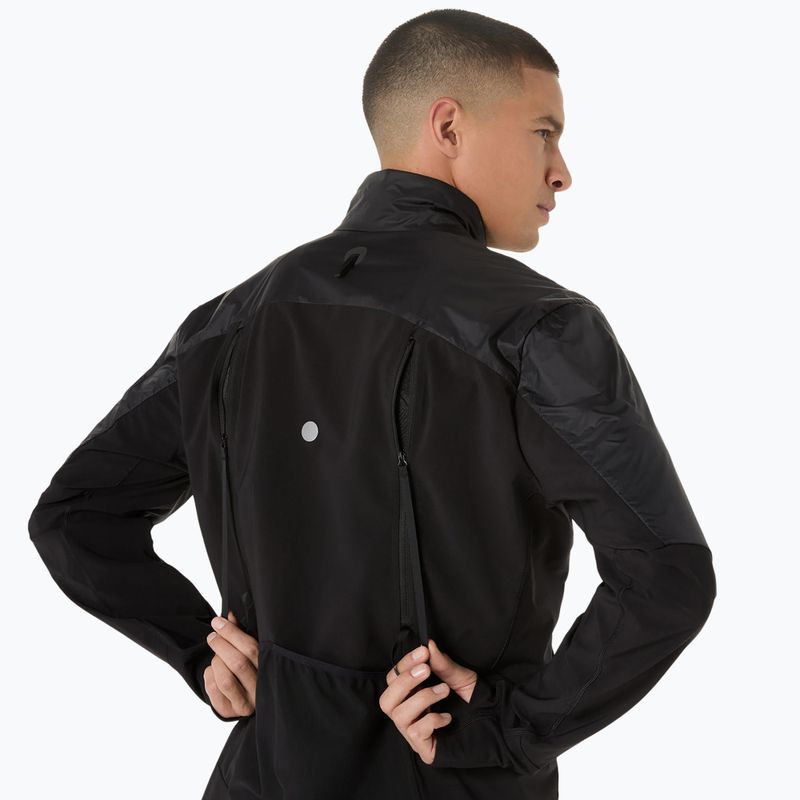 Pánska bežecká bunda ASICS Road Winter performance black 7