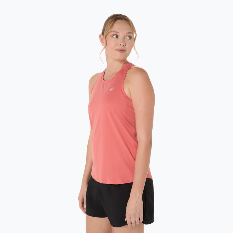 Dámske bežecké tričko Asics Core Tank dark pink clay 4