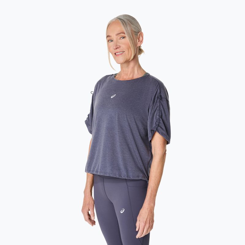 Dámske bežecké tričko ASICS Nagino Run Adjustable Top indigo fog 4