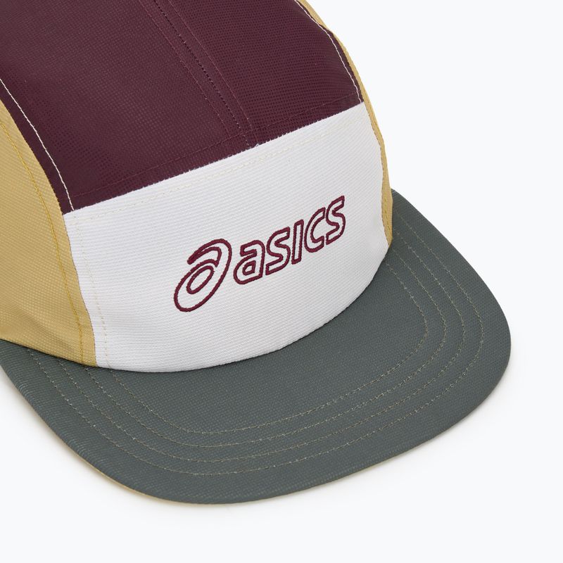 Kšiltovka ASICS 5 Panel mantle green/dark currant/lemongrass 3