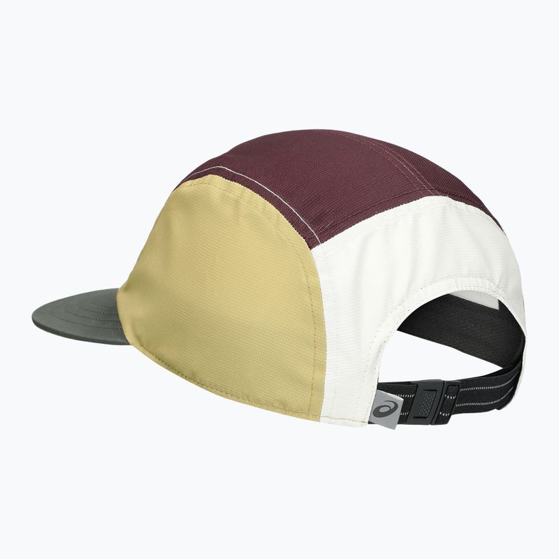 Kšiltovka ASICS 5 Panel mantle green/dark currant/lemongrass 2