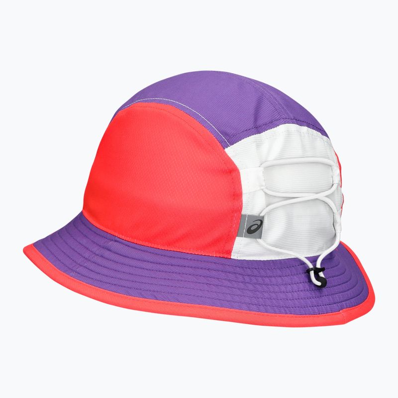 Klobúk ASICS Bucket performance flash red/edo purple/brilliant white 2