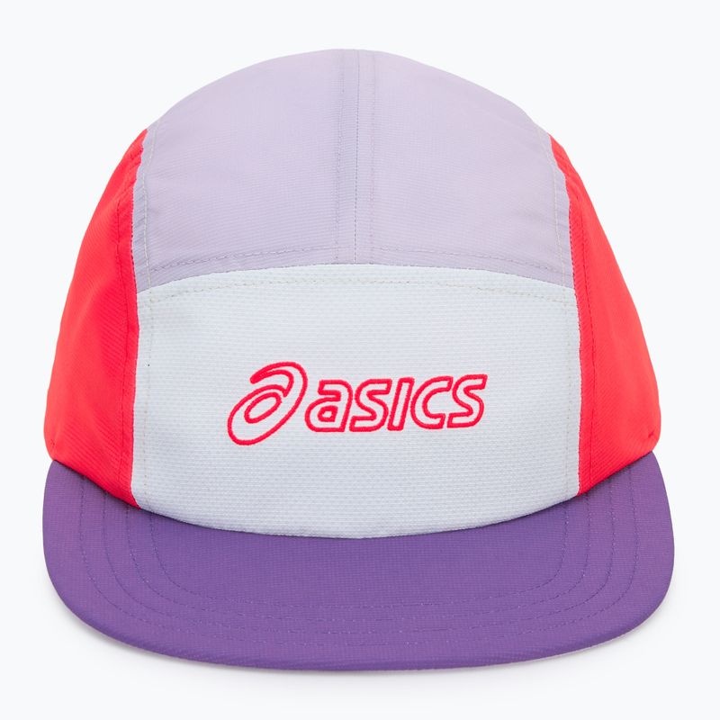 Kšiltovka ASICS 5 Panel flash red/edo purple/dusk violet 2