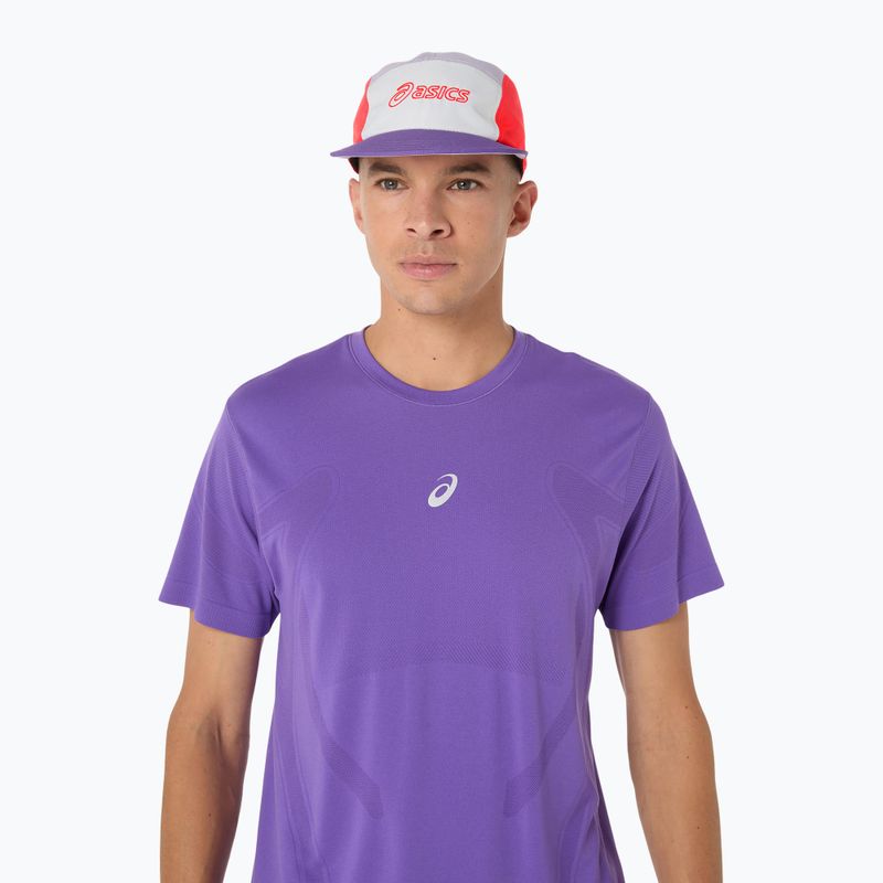 Kšiltovka ASICS 5 Panel flash red/edo purple/dusk violet 3