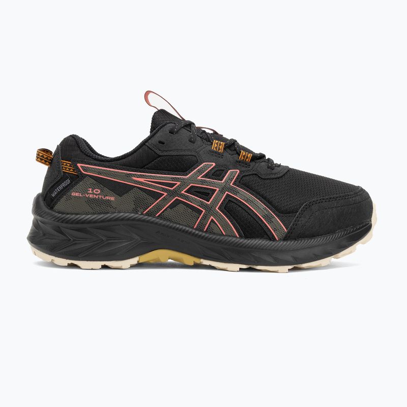 Dámske bežecké topánky ASICS Gel-Venture 10 Waterproof black/brown stone 2