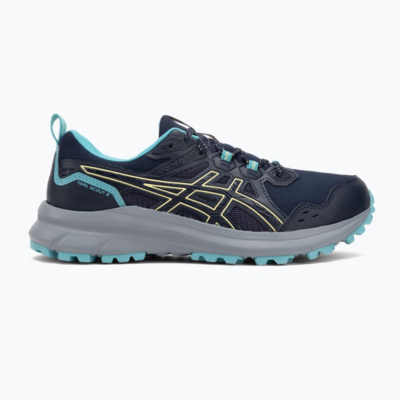 Pánske bežecké topánky ASICS Trail Scout 3 midnight/wheat yellow 2