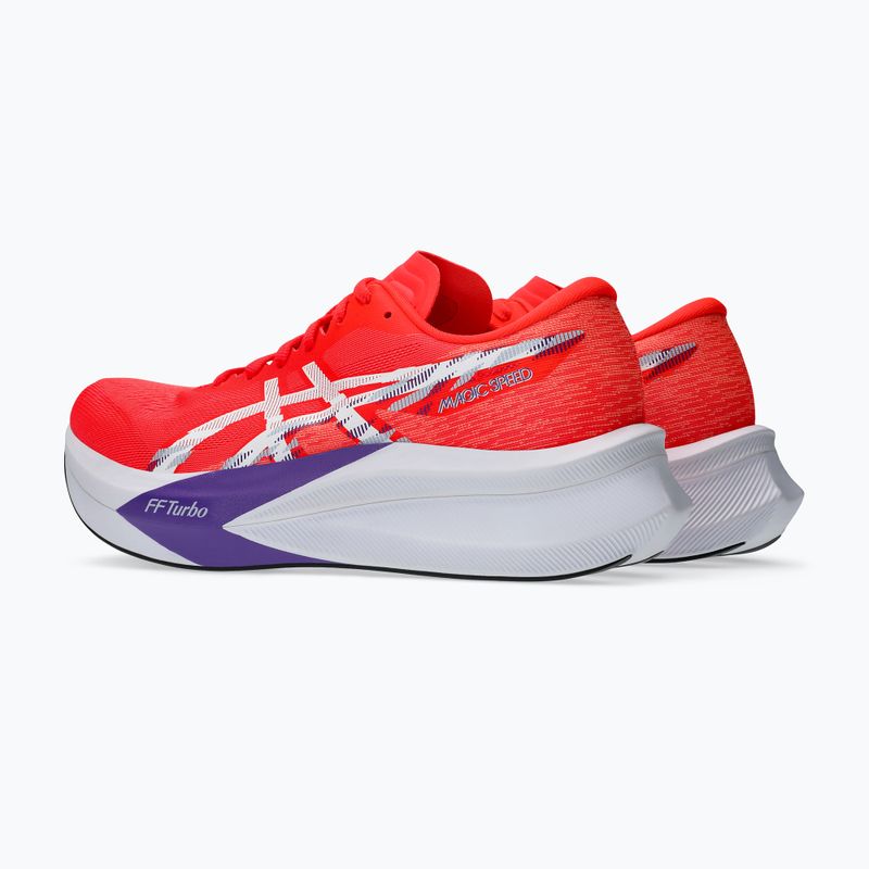 Pánske bežecké topánky ASICS Magic Speed 4 flash red/white 4