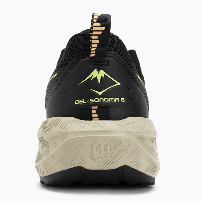 Pánske bežecké topánky ASICS Gel-Sonoma 8 black/lime green 6