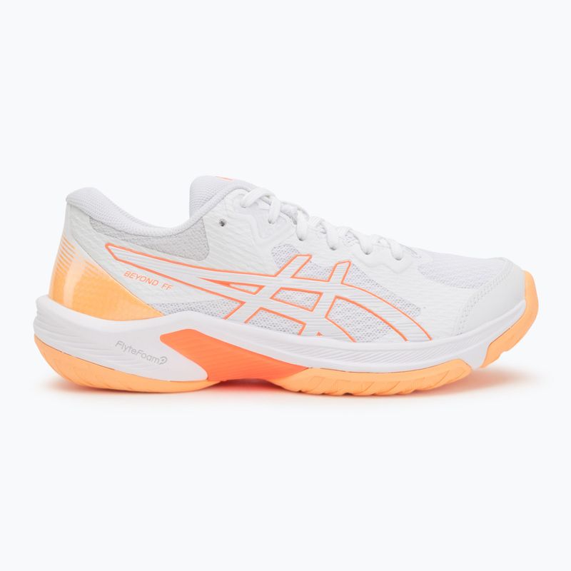 Dámske topánky ASICS Beyond FF white/vivid coral 2
