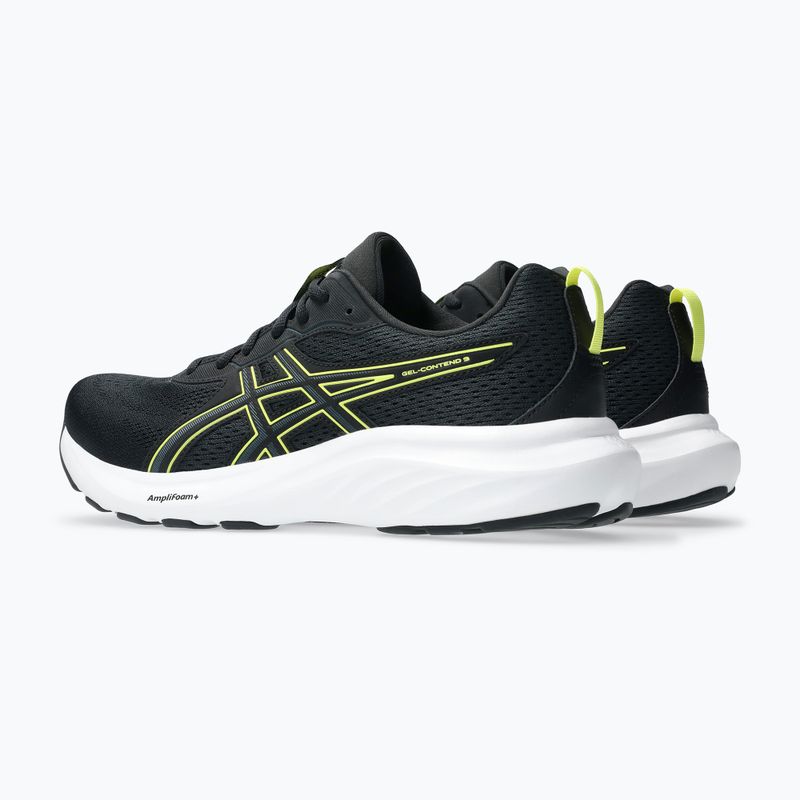 Pánske bežecké topánky ASICS Gel-Contend 9 black/citron 4