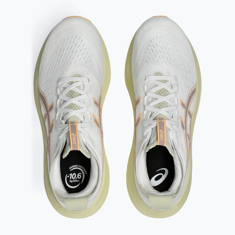 Pánske bežecké topánky ASICS Gel-Nimbus 27 white/fawn 6