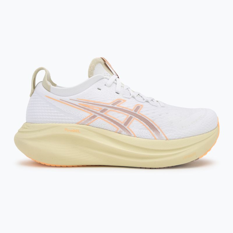 Pánske bežecké topánky ASICS Gel-Nimbus 27 white/fawn 2