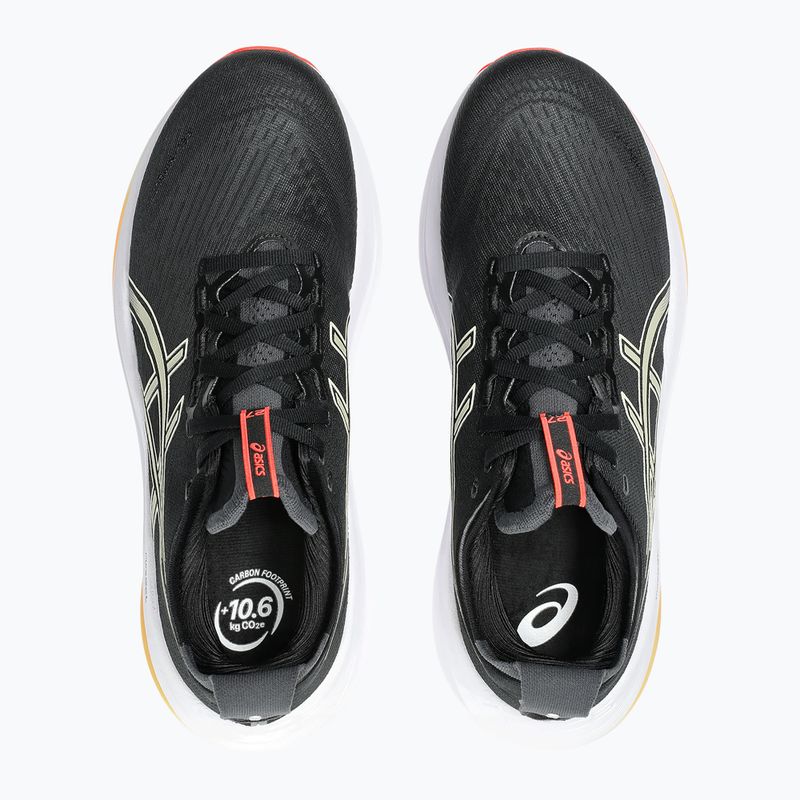 Pánske bežecké topánky ASICS Gel-Nimbus 27 black/khaki 6