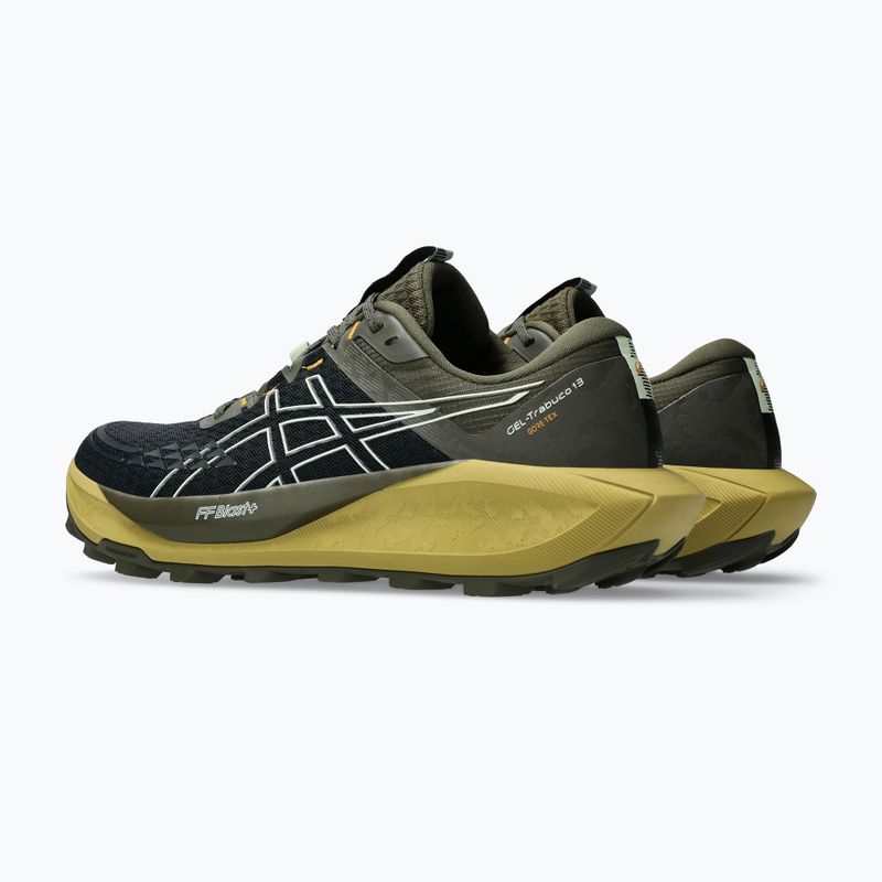 Pánske bežecké topánky ASICS Gel-Trabuco 13 GTX black/whisper green 11