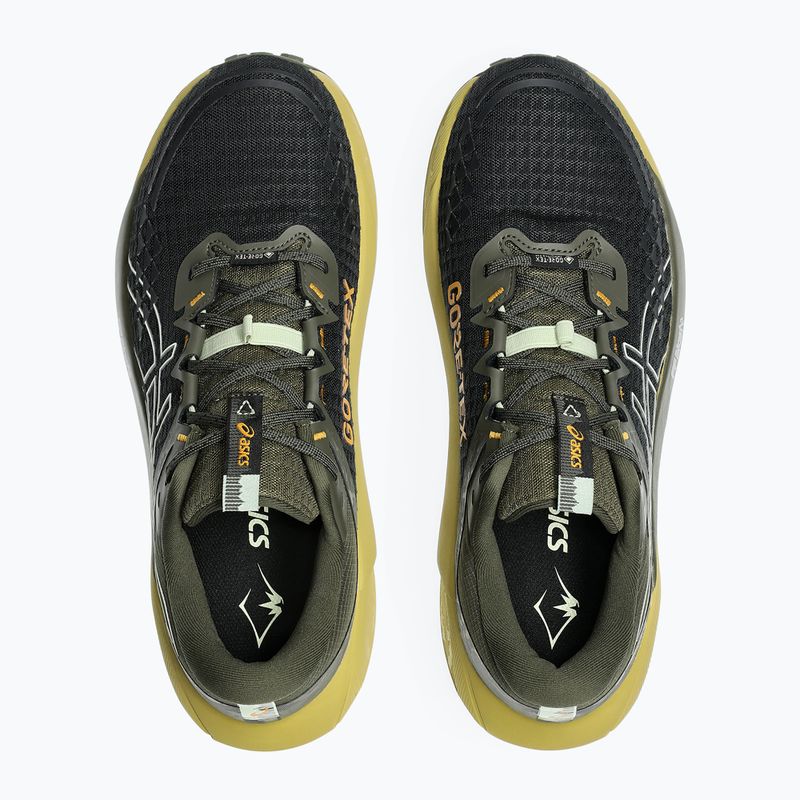 Pánske bežecké topánky ASICS Gel-Trabuco 13 GTX black/whisper green 13