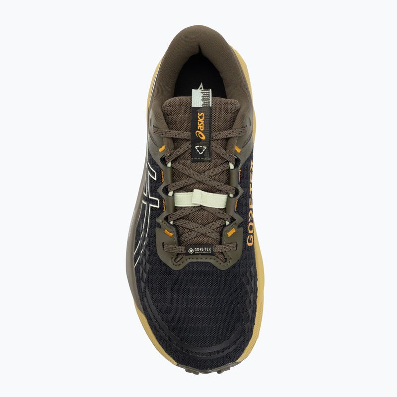 Pánske bežecké topánky ASICS Gel-Trabuco 13 GTX black/whisper green 5