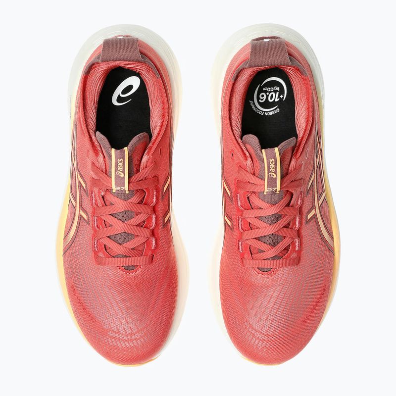 Asics Gel-Nimbus 27 dámska bežecká obuv dark pink clay/orange glow 7