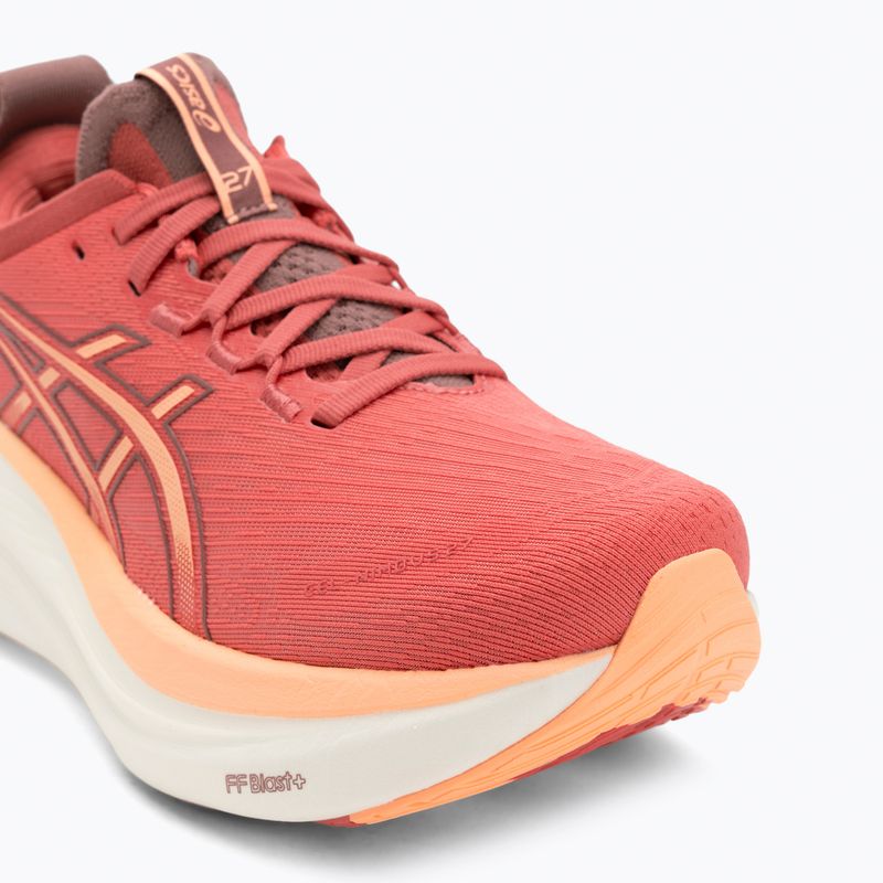 Dámske bežecké topánky Asics Gel-Nimbus 27 dark pink clay/orange glow 7