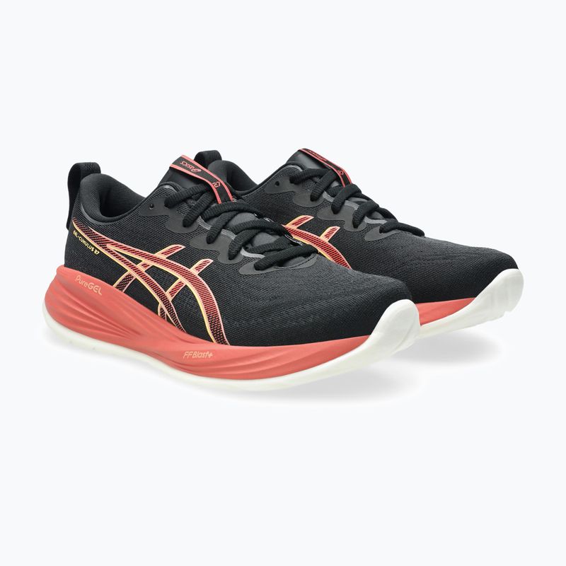 Dámske bežecké topánky ASICS Gel-Cumulus 27 black/orange glow 10