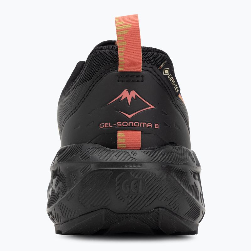 Dámske bežecké topánky ASICS Gel-Sonoma 8 GTX black/dark pink clay 6