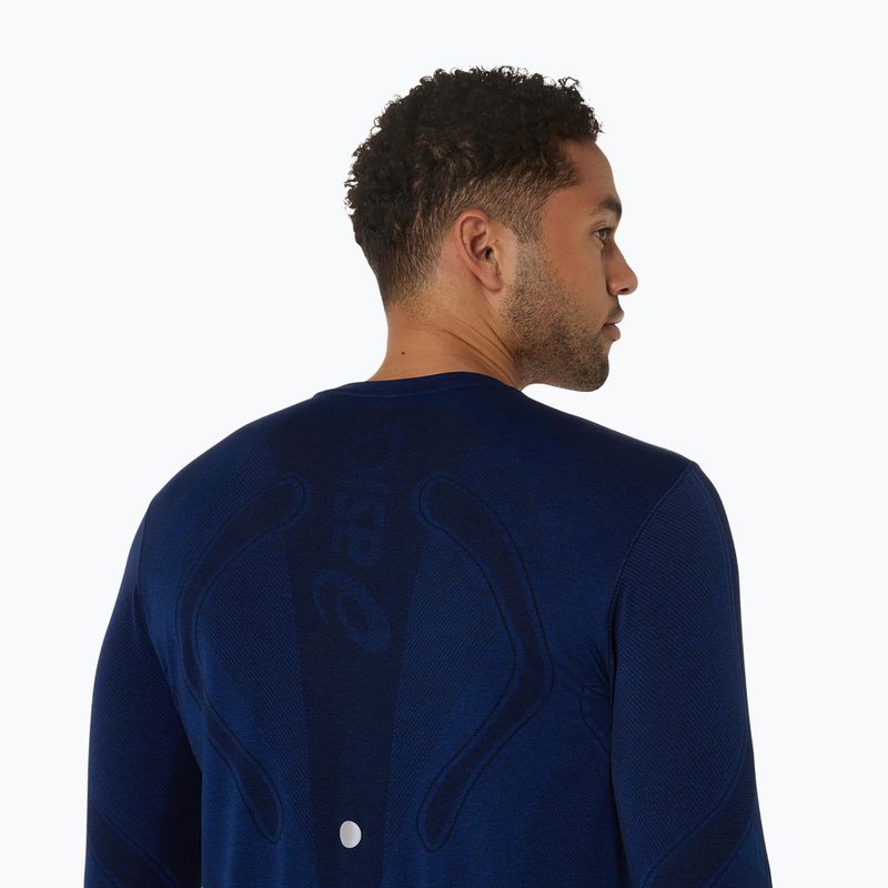 Pánske bežecké tričko longsleeve ASICS Road Seamless LS midnight 6