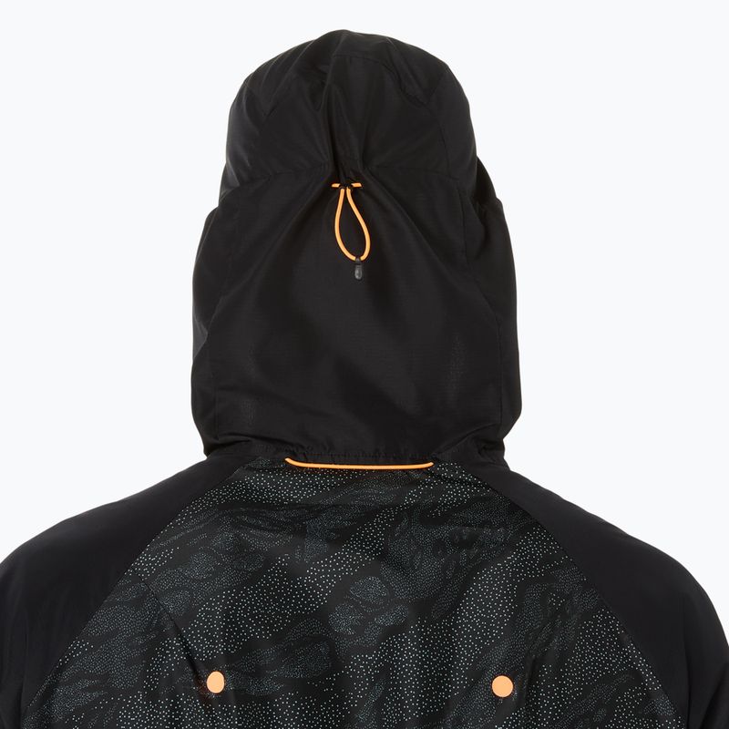 Pánska bežecká bunda ASICS Fujitrail Packable Windbreaker performance black 6