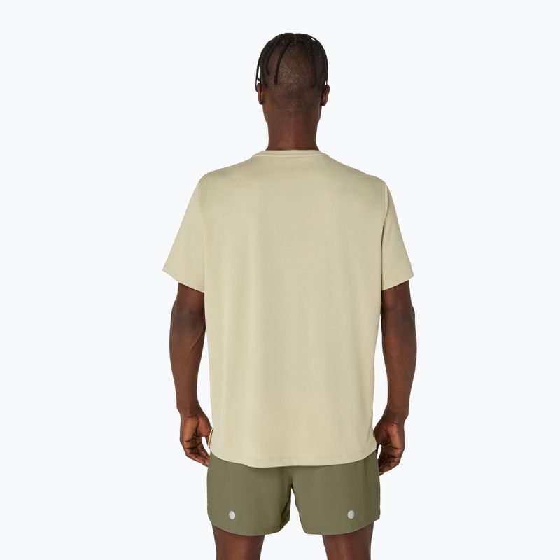 Pánske bežecké tričko ASICS Fujitrail Logo SS khaki 3
