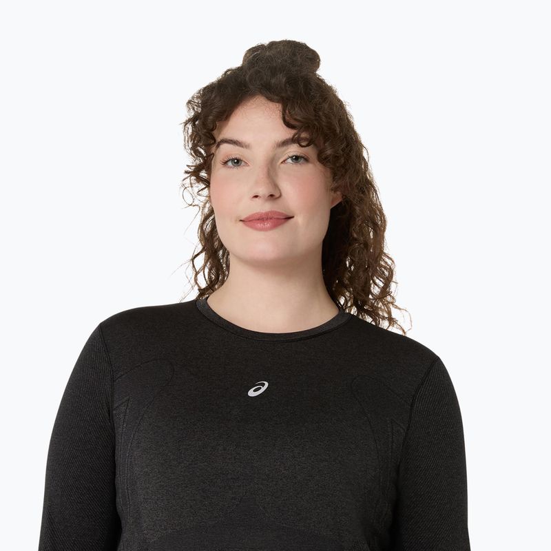 Dámske bežecké tričko longsleeve ASICS Road Seamless LS performance black 5