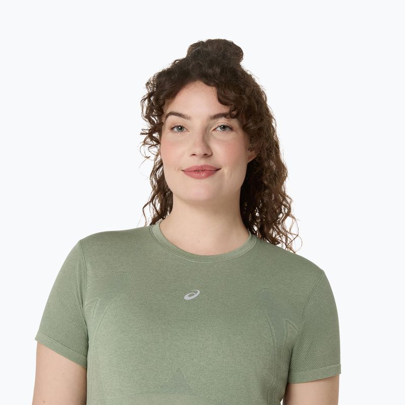 Dámske bežecké tričko ASICS Seamless monument blue/whisper green 5