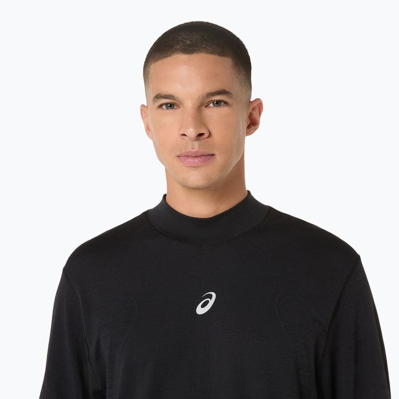 Pánske bežecké tričko longsleeve ASICS Road Winter Seamless performance black 6