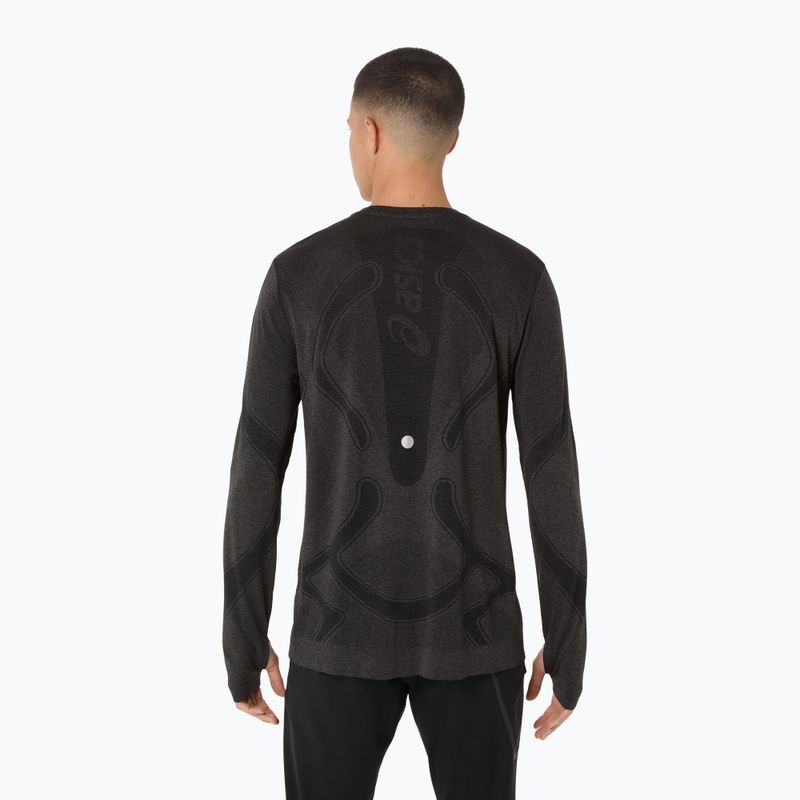 Pánske bežecké tričko longsleeve ASICS Road Seamless LS performance black 3
