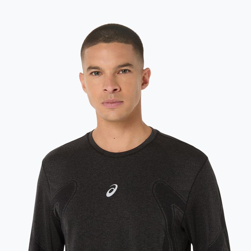 Pánske bežecké tričko longsleeve ASICS Road Seamless LS performance black 5