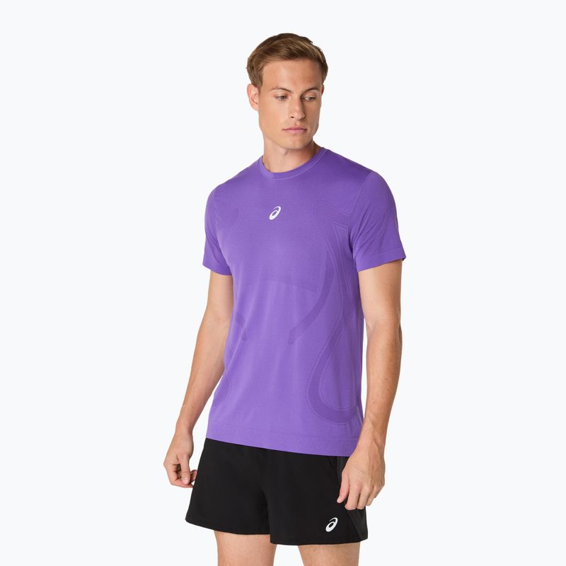 Pánske bežecké tričko ASICS Road Seamless edo purple 4
