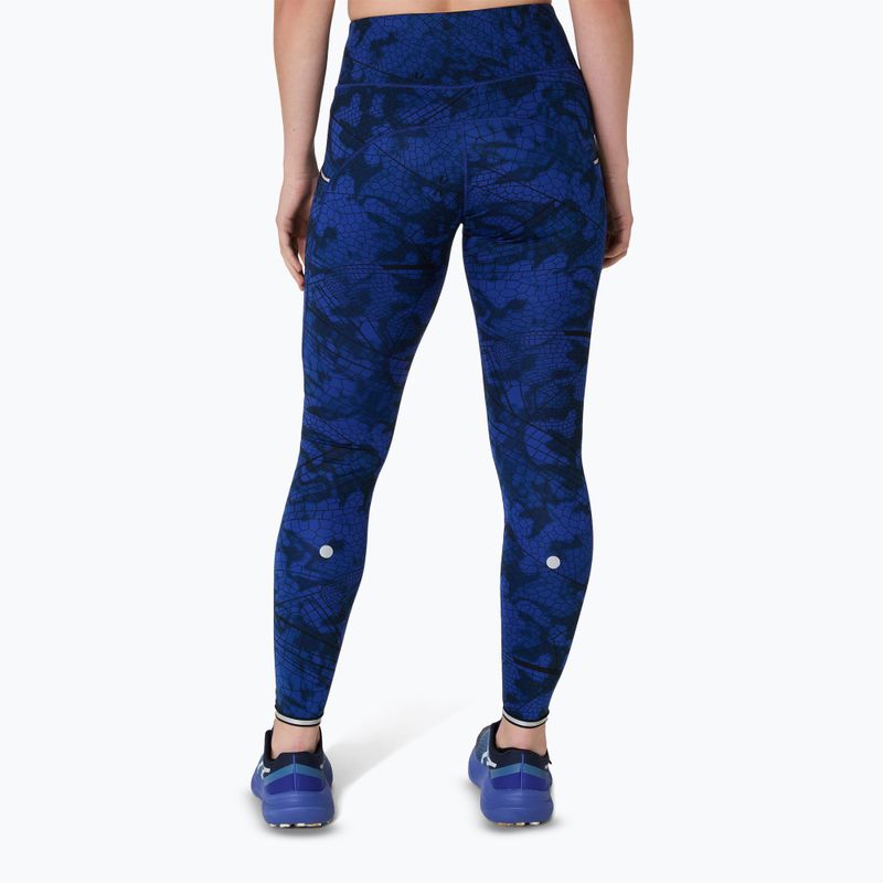 Dámske bežecké legíny ASICS Road Lite-Show performance black/dark cobalt 3