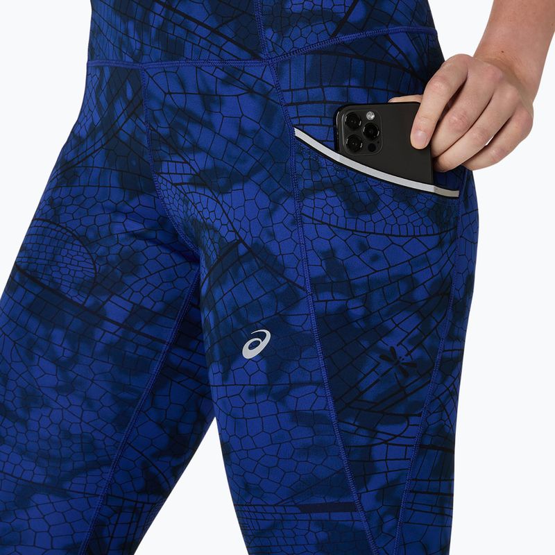 Dámske bežecké legíny ASICS Road Lite-Show performance black/dark cobalt 7