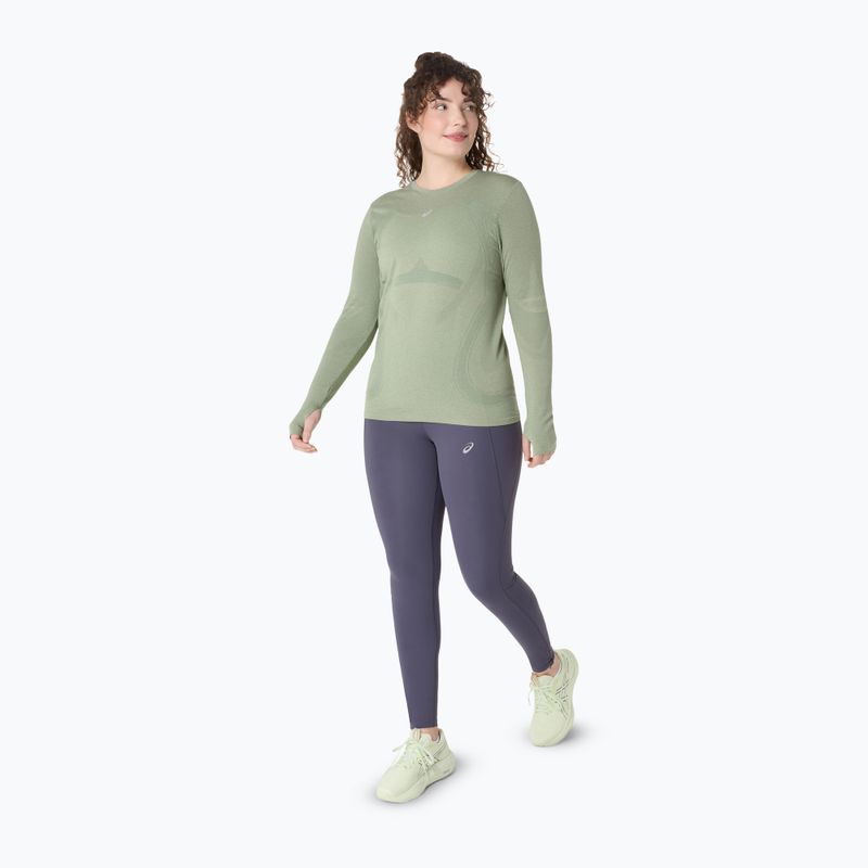Dámske bežecké tričko longsleeve ASICS Road Seamless LS monument blue/whisper green 2
