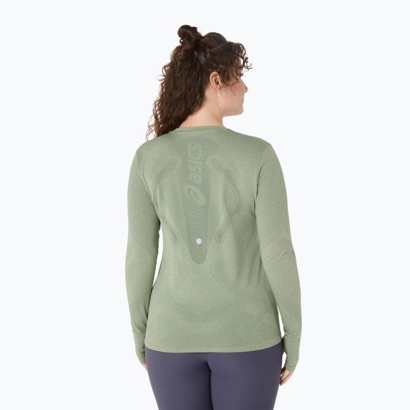 Dámske bežecké tričko longsleeve ASICS Road Seamless LS monument blue/whisper green 3
