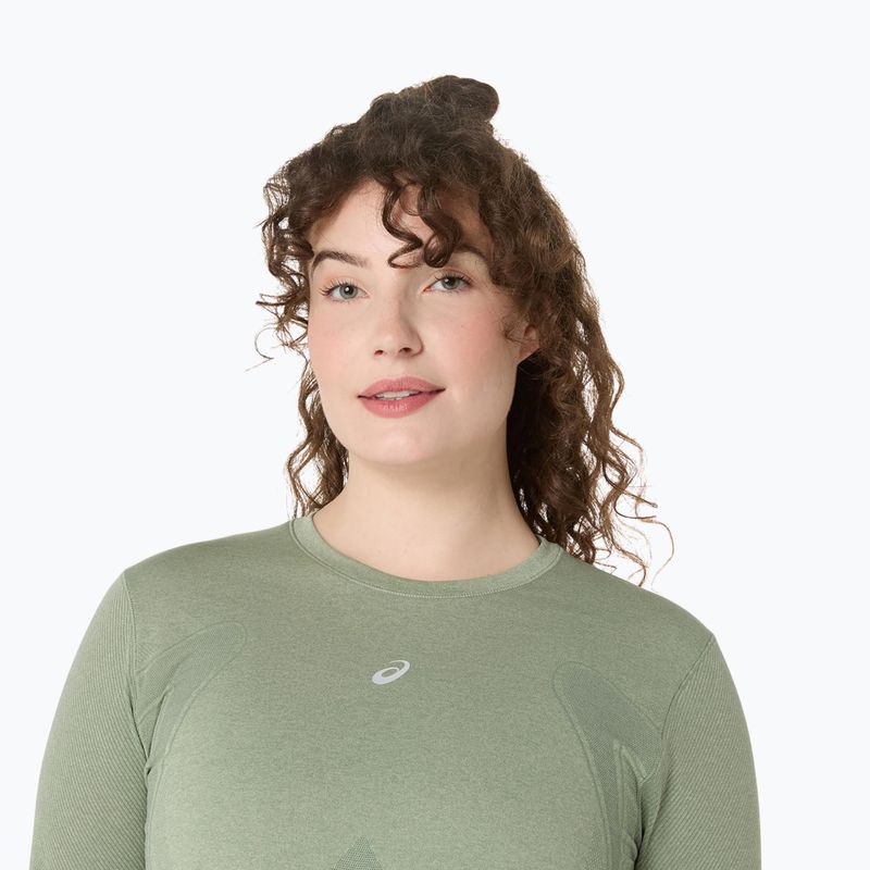 Dámske bežecké tričko longsleeve ASICS Road Seamless LS monument blue/whisper green 5