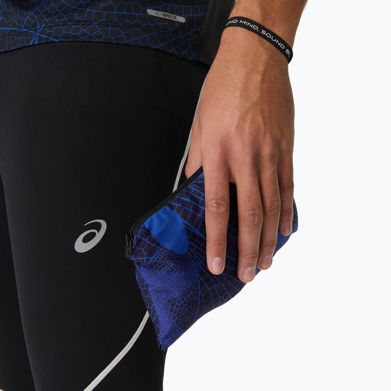 Pánska bežecká bunda ASICS Road Lite-Show Packable performance black/dark cobalt 11