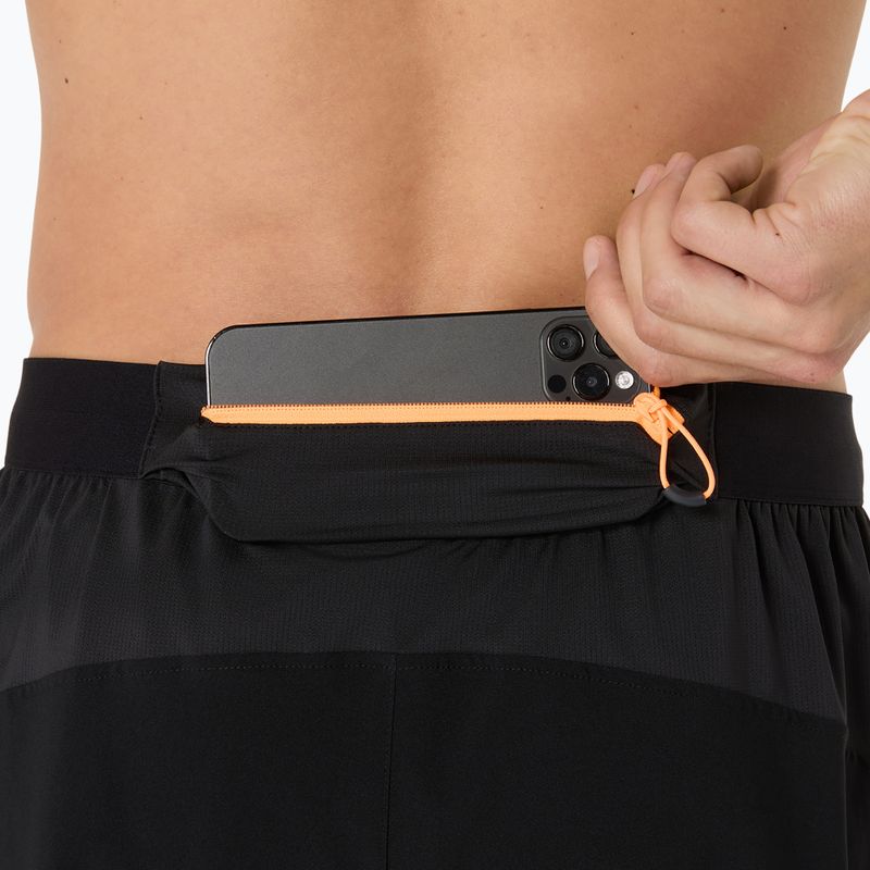 Pánske bežecké šortky ASICS Fujitrail All Over Print 5IN performance black 8