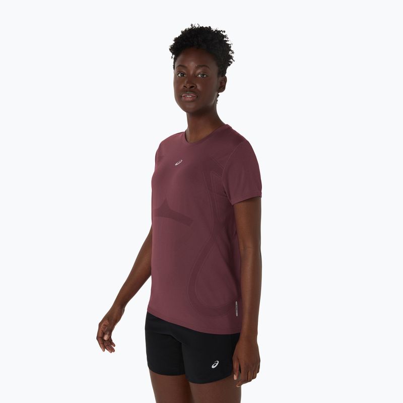 Dámske bežecké tričko ASICS Seamless dark currant/port royal 4