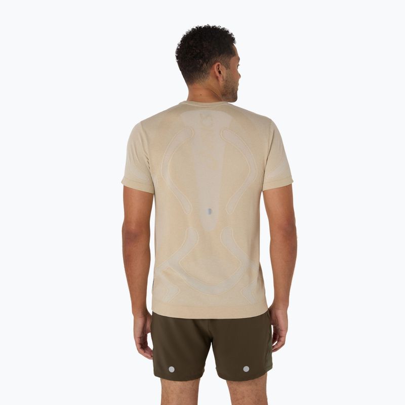 Pánske bežecké tričko ASICS Road Seamless cream 3