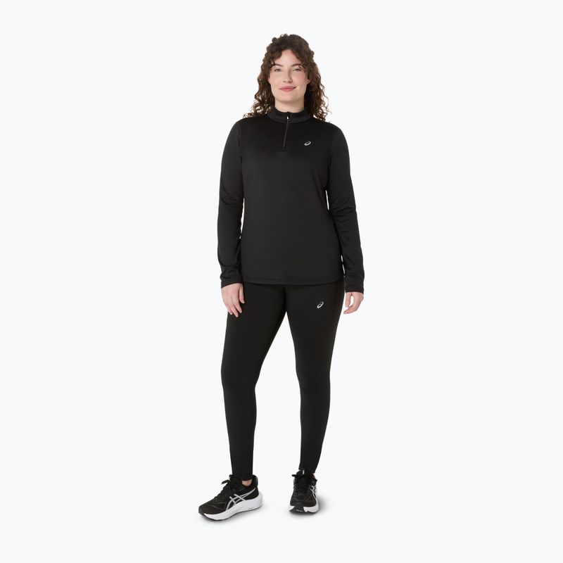 Dámske bežecké tričko longsleeve ASICS Core LS Half Zip Winter performance black 2