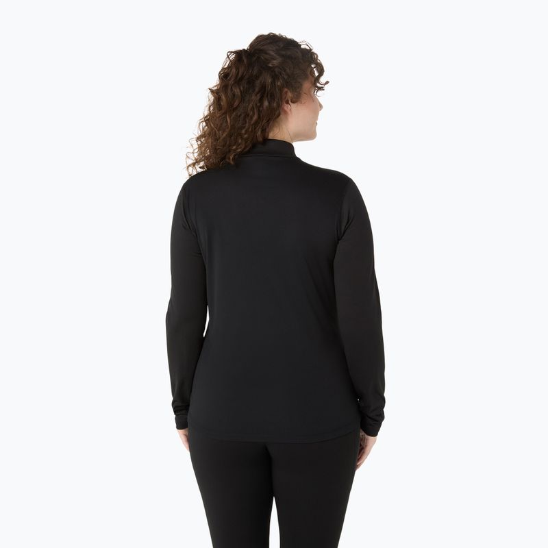 Dámske bežecké tričko longsleeve ASICS Core LS Half Zip Winter performance black 3
