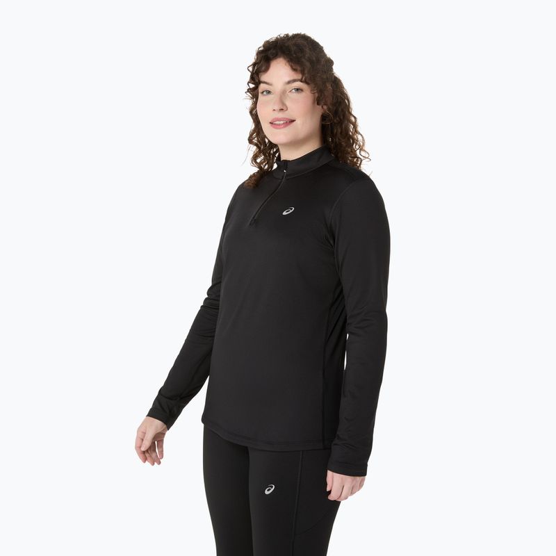 Dámske bežecké tričko longsleeve ASICS Core LS Half Zip Winter performance black 4