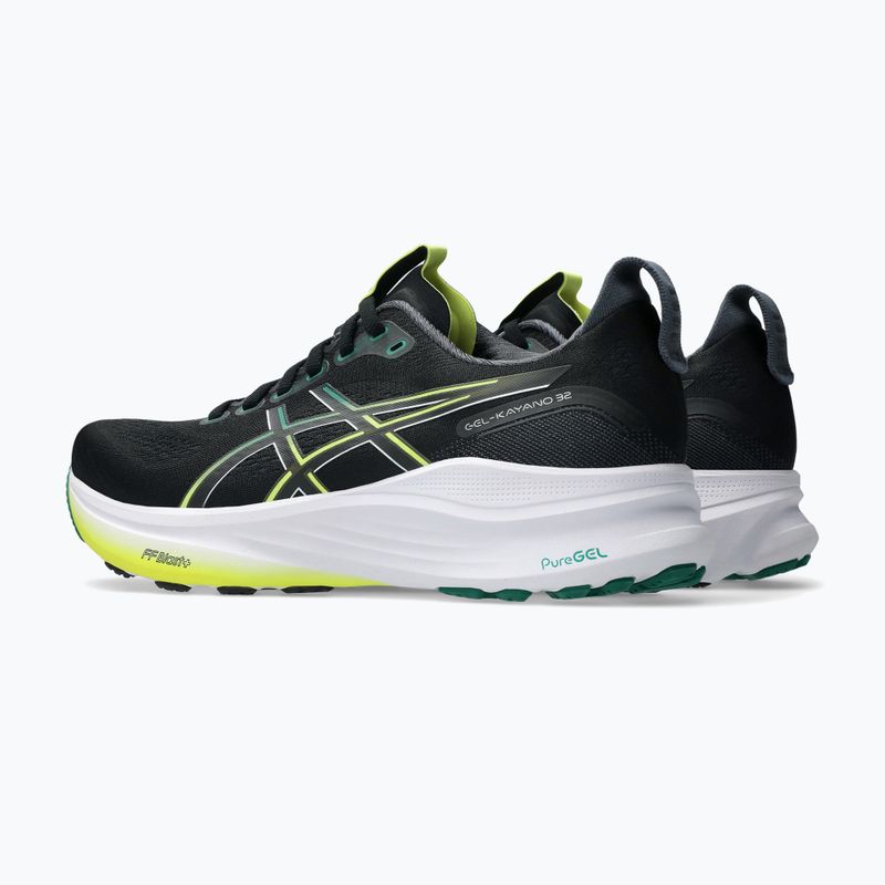 ASICS Gel-Kayano 32 pánska bežecká obuv black/jasper green 4