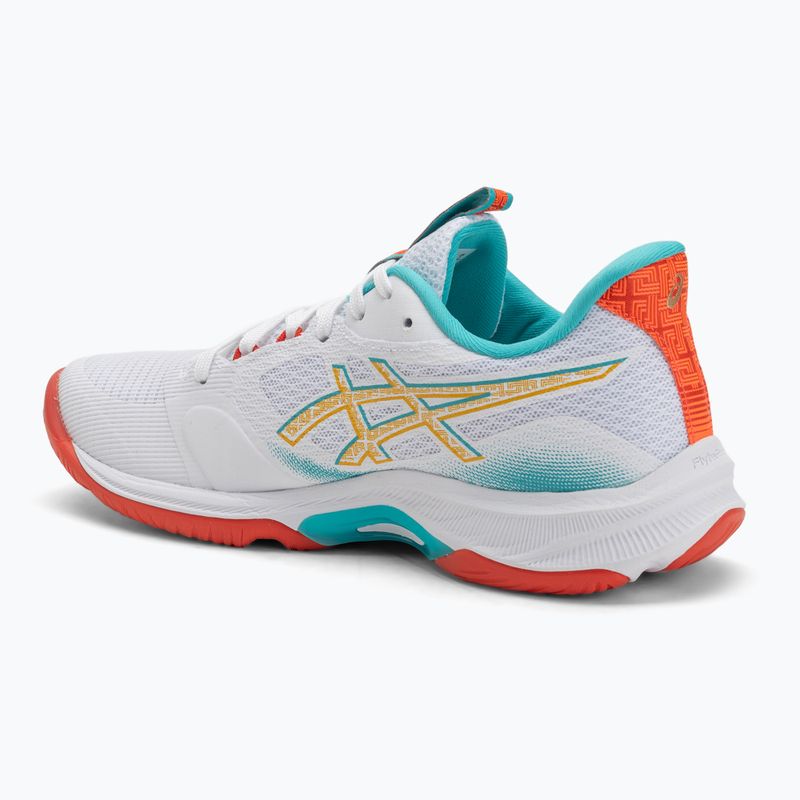 Dámske volejbalové topánky ASICS Netburner Ballistic FF 4 white/sea glass 3